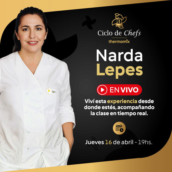 Imagen de Clase de Cocina online - Narda Lepes