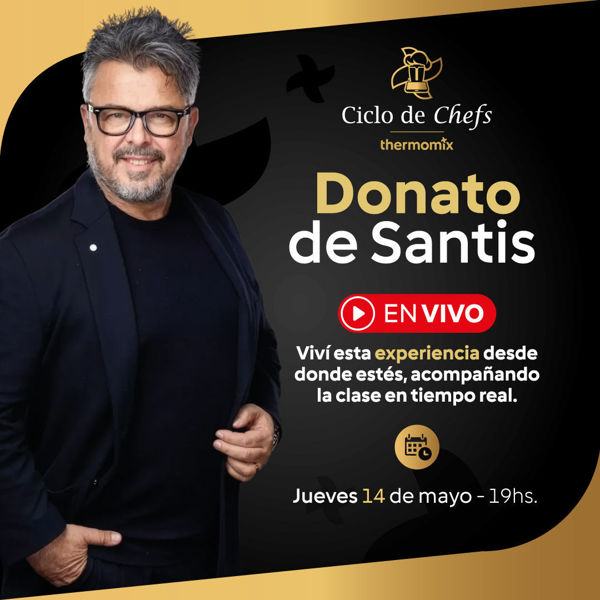 Imagen de Clase de Cocina online - Donato de Santis