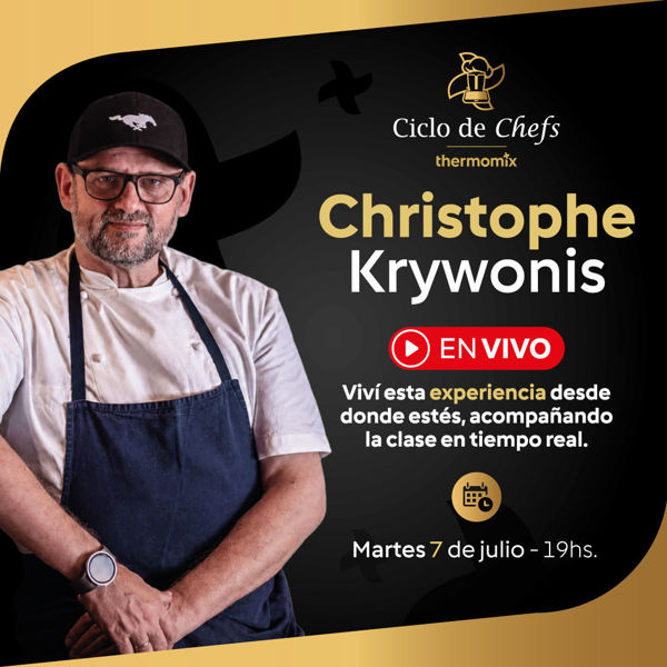Imagen de Clase de Cocina online - Christophe Krywonis