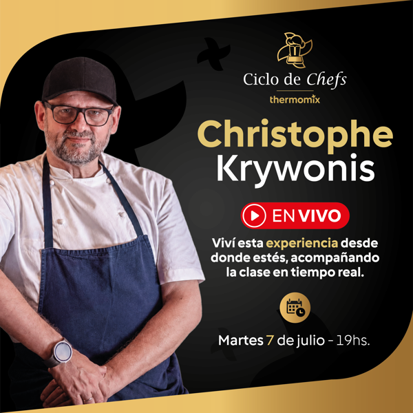 Imagen de Clase de Cocina online - Christophe Krywonis